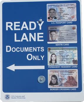 passports with rfid chips ready lane|cbp ready lane card.